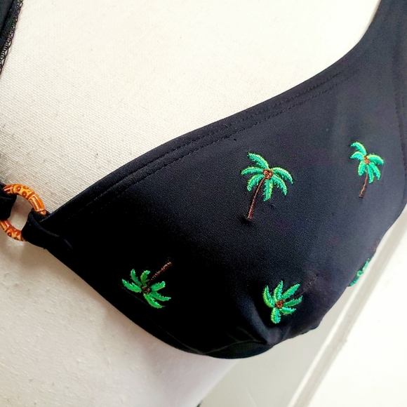 No Boundaries Womens / Juniors Bikini Swimsuit Size Small Palms Beach Vacation - Picture 2 of 8